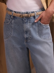 Mint Velvet Yellow Suede Snaffle Belt - Image 5 of 5