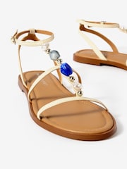 Mint Velvet Cream Cropped Pilot Bomber Jacket - Image 3 of 4