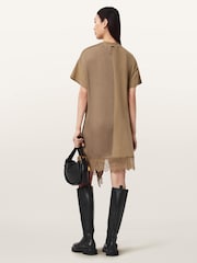 AllSaints Brown Lana Lace Dress - Image 2 of 6