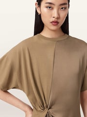 AllSaints Brown Lana Lace Dress - Image 5 of 6