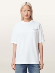 AllSaints White Dreamer Etta T-Shirt - Image 1 of 6