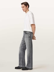 AllSaints Grey Flint Bootcut Jeans - Image 3 of 7