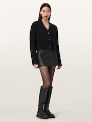 AllSaints Rummy Leather Skirt - Imagen 2 de 7