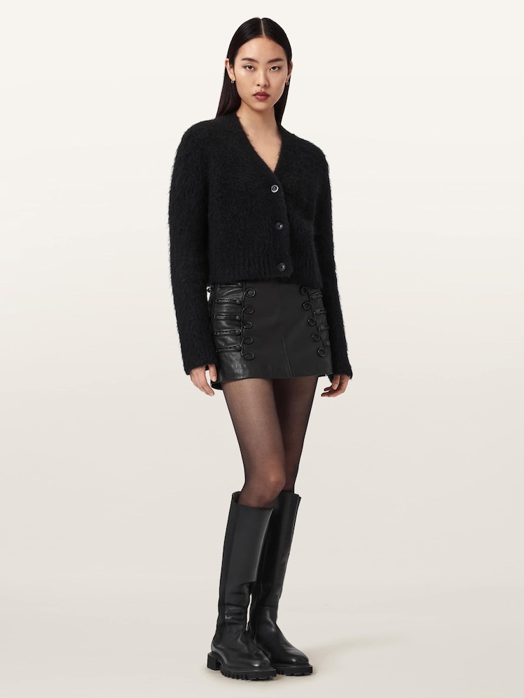 AllSaints Rummy Leather Skirt - Imagen 2 de 7