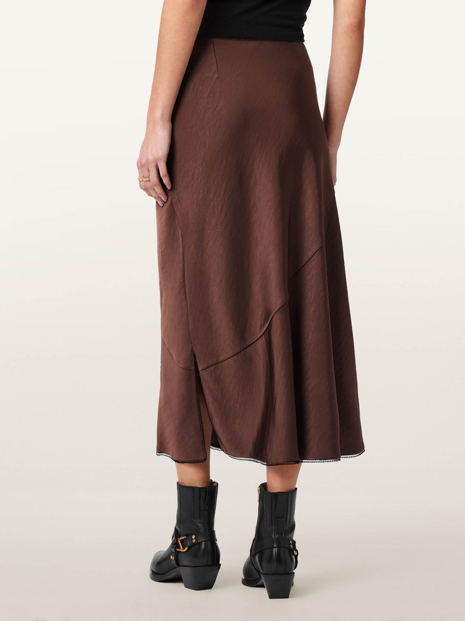 Deuxieme Classe新品タグ付き　LONG SKIRT★ブラウン Buy AllSaints Brown Darya Maxi Skirt from Next USA