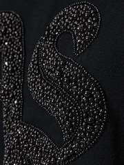 AllSaints Black Icon Amelie T-Shirt - Image 6 of 6