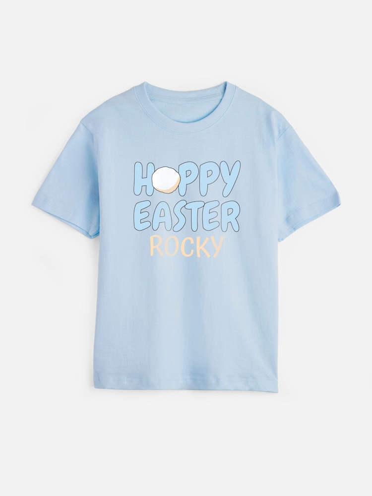 Personalised Hoppy Easter T-Shirt by Dollymix - Image 1 of 4