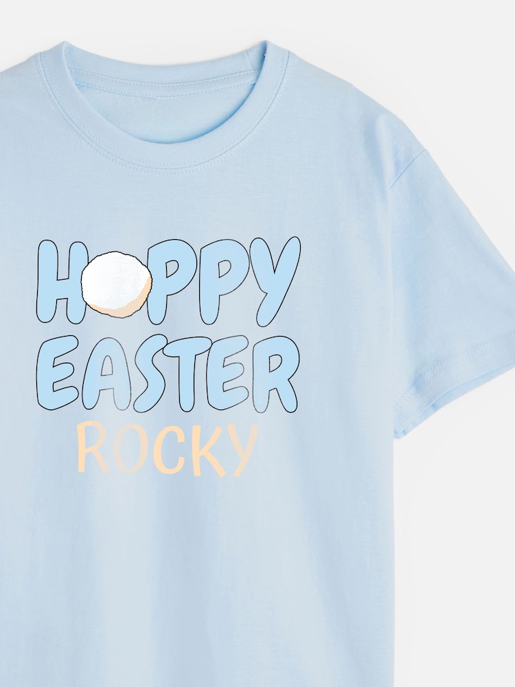 Personalised Hoppy Easter T-Shirt by Dollymix - Image 2 of 4