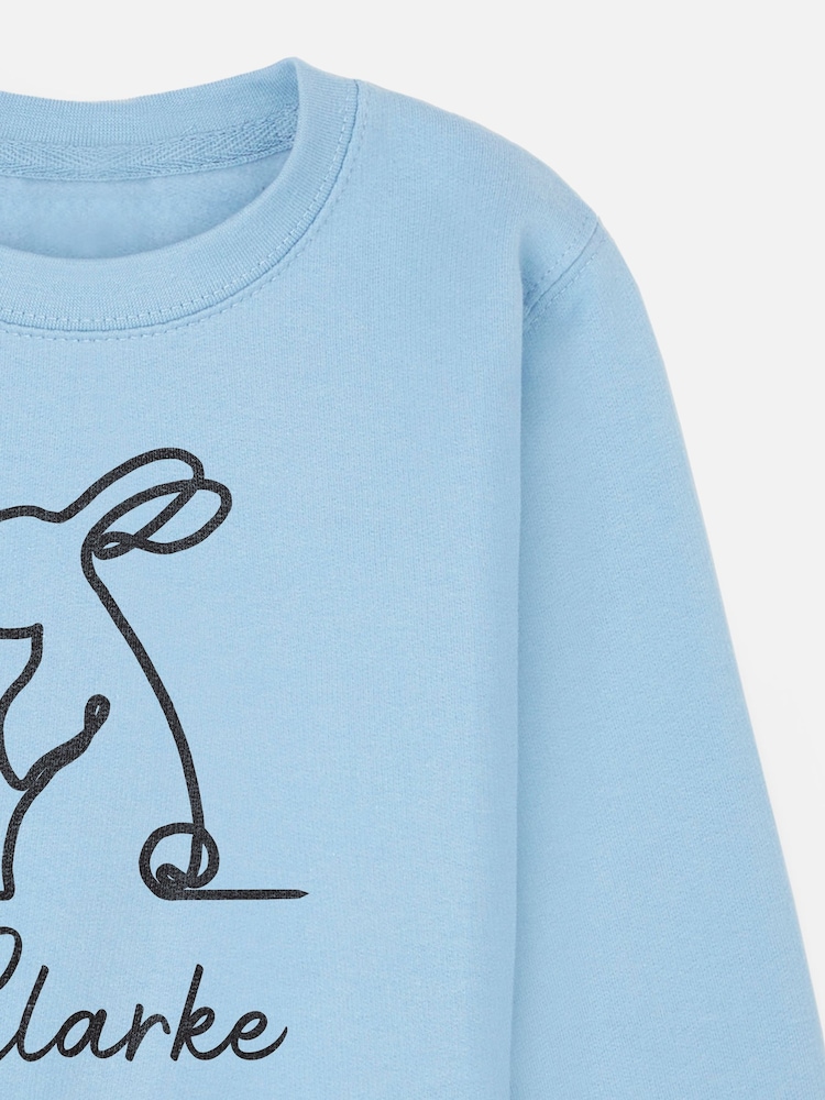 Personalised Easter Bunny Outline Sweatshirt by Dollymix - Image 2 of 4