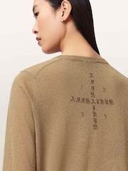 AllSaints Brown Tillii Mini Dress - Image 3 of 6