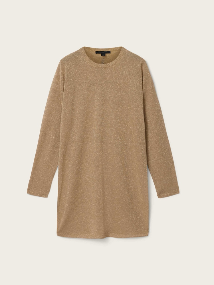 AllSaints Brown Tillii Mini Dress - Image 6 of 6 AllSaints Brown Tillii Mini Dress - Image 6 of 6