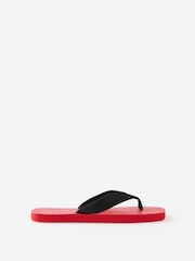 Cotton On Red Sporty Flip Flops - Image 1 of 4
