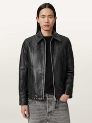 AllSaints Black Repurpose Jacket - Image 1 of 7