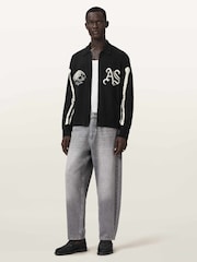 AllSaints Black Adrian Cardigan - Image 2 of 6