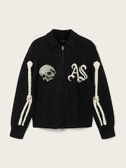 AllSaints Black Adrian Cardigan - Image 6 of 6