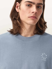 AllSaints Blue Haven Short Sleeve Crew Neck T-Shirt - Image 4 of 6