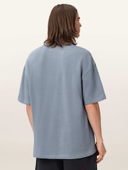 AllSaints Blue Haven Short Sleeve Crew Neck T-Shirt - Image 5 of 6