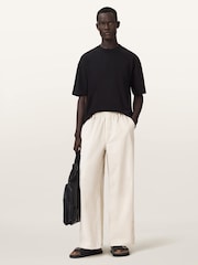 AllSaints Cream Sabbath Cord Trousers - Image 5 of 7
