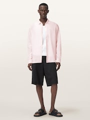 AllSaints Pink Loom Long Sleeve Shirt - Image 5 of 6