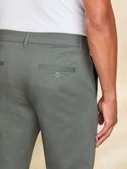 Cotton Traders Green Relaxed Tapered Chino Trousers - Image 4 of 4