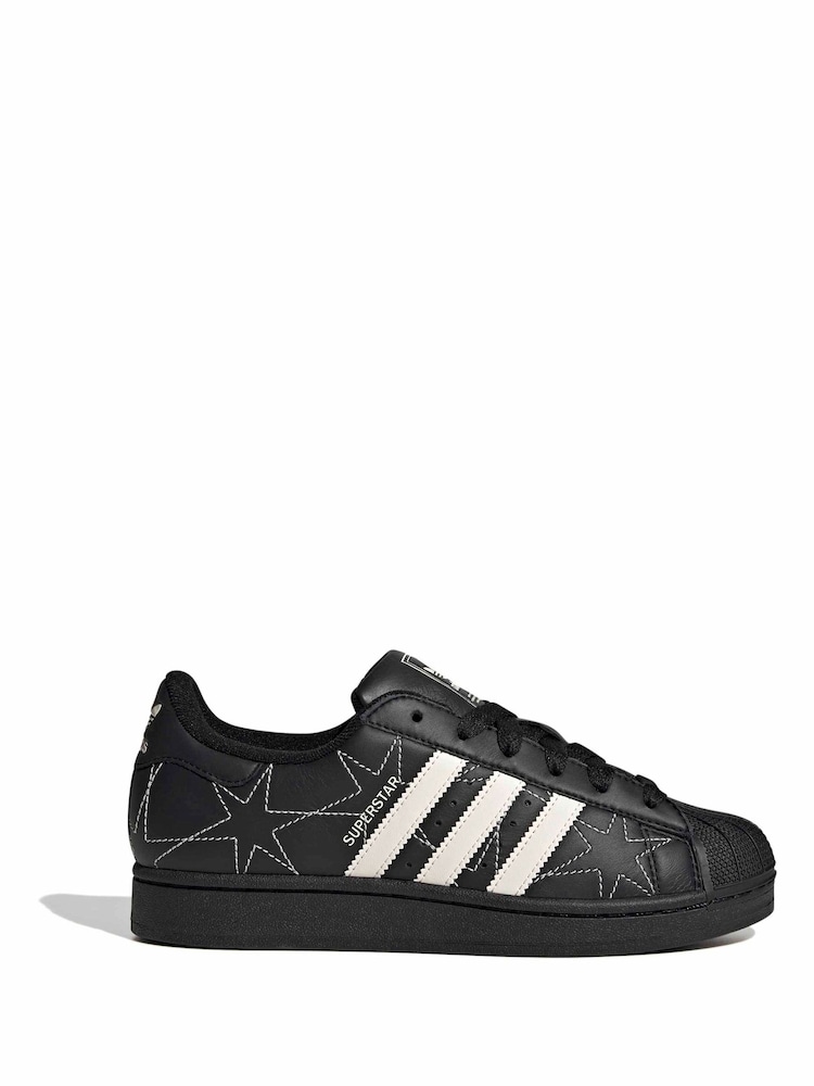 adidas Originals Black Superstar Il Shoes - Image 1 of 9 adidas Originals Black Superstar Il Shoes - Image 1 of 9