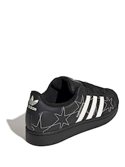 adidas Originals Black Superstar Il Shoes - Image 4 of 9
