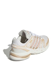 adidas Originals White Adistar Control 5 Shoes - Image 2 of 9