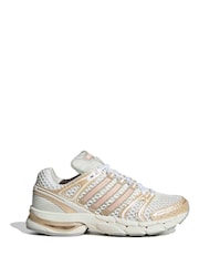 adidas Originals White Adistar Control 5 Shoes - Image 3 of 9