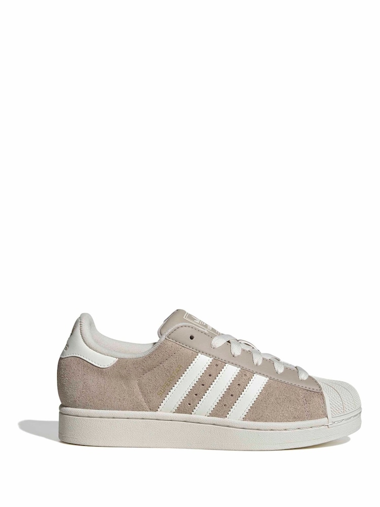 adidas Originals Cream Superstar Shoes - Image 1 of 11