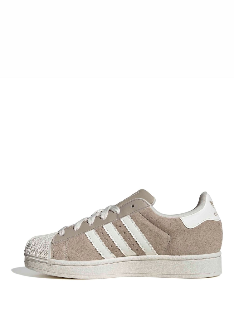 adidas Originals Cream Superstar Shoes - Image 2 of 11
