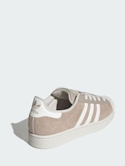 adidas Originals Cream Superstar Shoes - Image 3 of 11