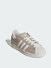 adidas Originals Cream Superstar Shoes - Image 4 of 11