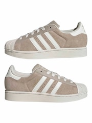 adidas Originals Cream Superstar Shoes - Image 7 of 11