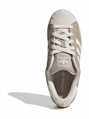 adidas Originals Cream Superstar Shoes - Image 9 of 11