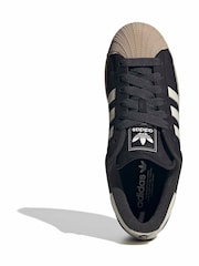 adidas Originals Black Superstar Shoes - Image 5 of 9