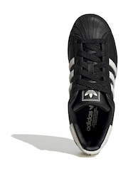 adidas Originals Black Superstar ll Shoes - Image 6 of 9