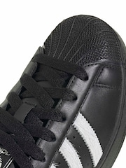 adidas Originals Black Superstar ll Shoes - Image 8 of 9