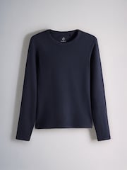 Pink/Burgundy Stripe/Navy Blue/Grey Marl/White - The Set 5 প্যাক রিবড লম্বা হাতা T-Shirts - 8এর মধ্যে 6 ছবি