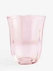 Set of 4 Pink Sadie Scallop Tumbler Glasses - Image 1 of 1