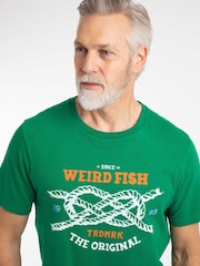 Verde - Weird Fish Cast Off Front Print Graphic T-Shirt - Imagen 4 de 6