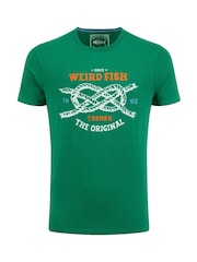 Verde - Weird Fish Cast Off Front Print Graphic T-Shirt - Imagen 5 de 6