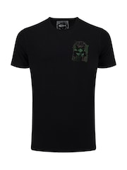 Weird Fish Black Salmon Back Print Artist T-Shirt - Image 5 of 6