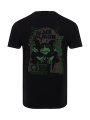 Weird Fish Black Salmon Back Print Artist T-Shirt - Image 6 of 6