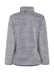 ブルー - Weird Fish Madi コージー 1/4 ジップ フリース - 画像 8 / 9