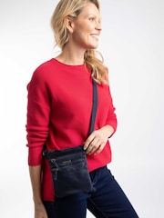 Weird Fish Blue Nisla Crossbody Bag - Image 3 of 6