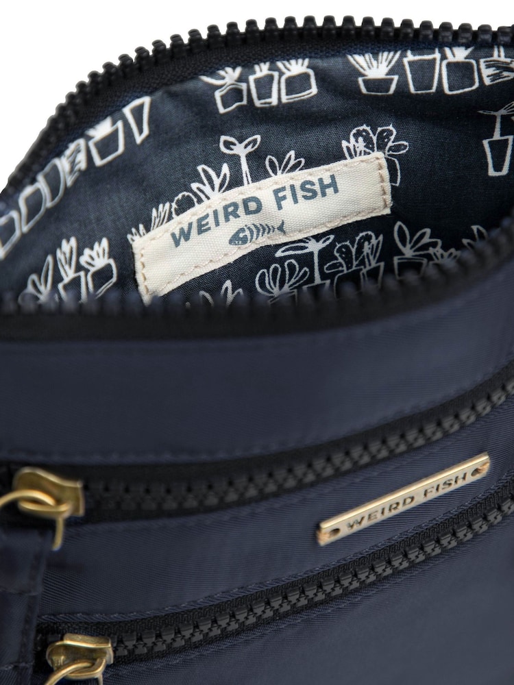 Weird Fish Blue Nisla Crossbody Bag - Image 6 of 6