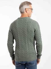 كنزة محبوكة مجدولة Griffen من Weird Fish - صورة 2 من 6