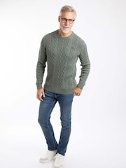 كنزة محبوكة مجدولة Griffen من Weird Fish - صورة 3 من 6