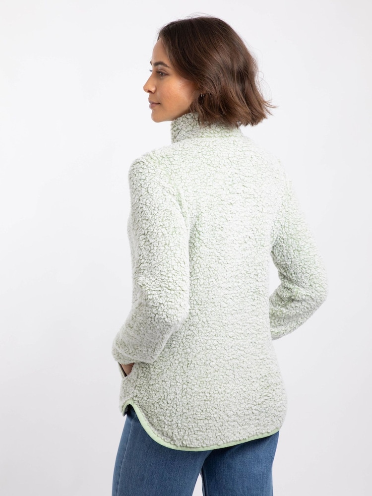 グレー - Weird Fish Madi コージー 1/4 ジップ フリース - 画像 2 / 7