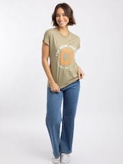 Weird Fish Natural Sun Rays Front Print Graphic T-Shirt - Image 3 of 6